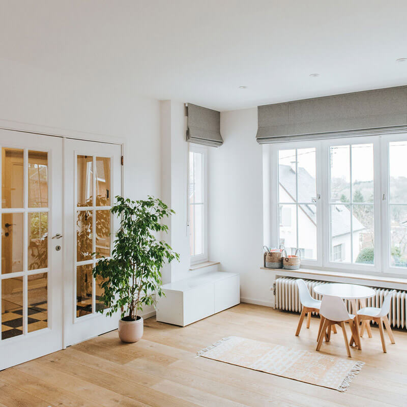 Intérieur maison bois